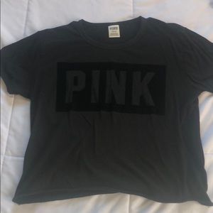 VS Pink Velvet Crop Top